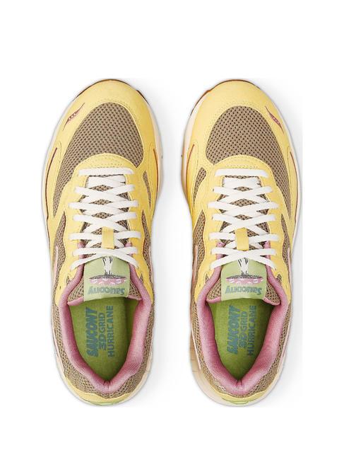 3D GRID HURRICANE Sneakers tan/yellow - Scarpe Unisex