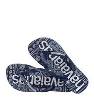 HAVAIANAS TOP LOGOMANIA FASHION Infradito in gomma navyblu - Scarpe Unisex - 4