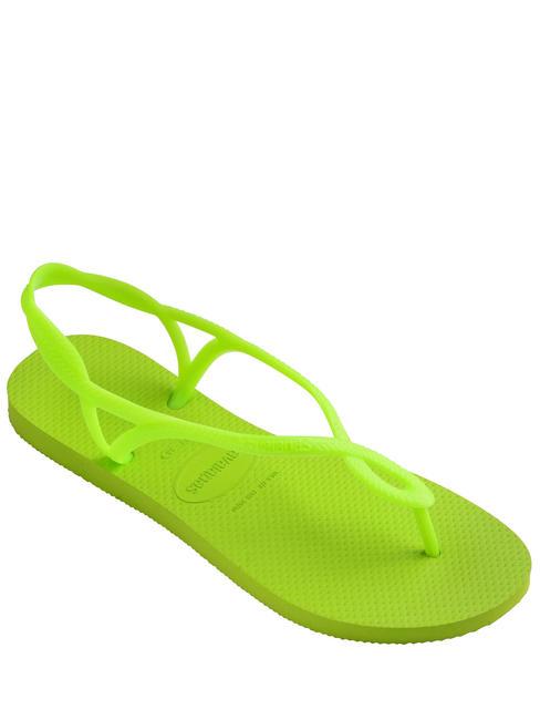 LUNA infradito classiche lemon green - Scarpe Donna