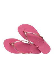 HAVAIANAS YOU GLITTER Infradito velvet rose - Scarpe Donna - 3