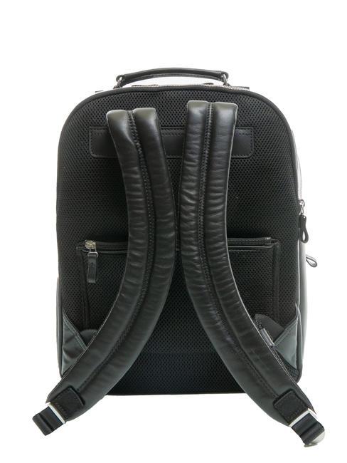 ICONIC NEW YORK Zaino porta PC 15'' in pelle nero - Zaini da lavoro porta PC