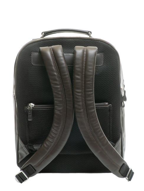 ICONIC NEW YORK Zaino porta PC 15'' in pelle testamoro - Zaini da lavoro porta PC