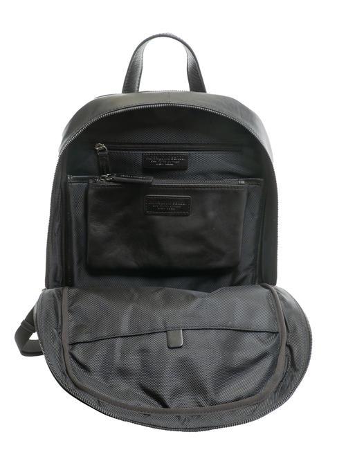 TECH Zaino grande in pelle nero - Zaini da lavoro porta PC