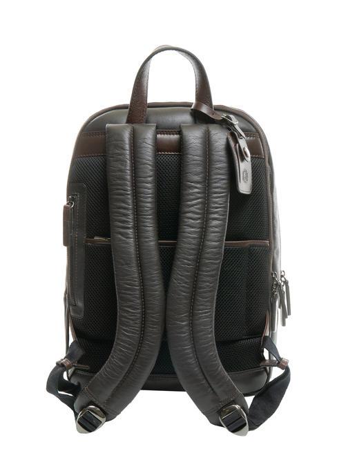 TECH Zaino grande in pelle testamoro - Zaini da lavoro porta PC