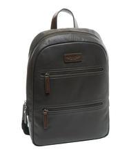 SPALDING TECH Zaino grande in pelle testamoro - Zaini da lavoro porta PC - 4