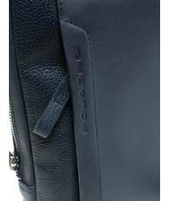PIQUADRO PAN Borsello piccolo in pelle blu - Tracolle Uomo - 4