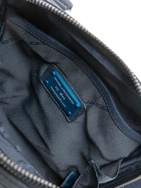 PAN Borsello piccolo in pelle blu - Tracolle Uomo