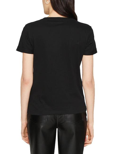 RELAXED T.shirt cropped con anello jetbla - T-shirt e Top Donna
