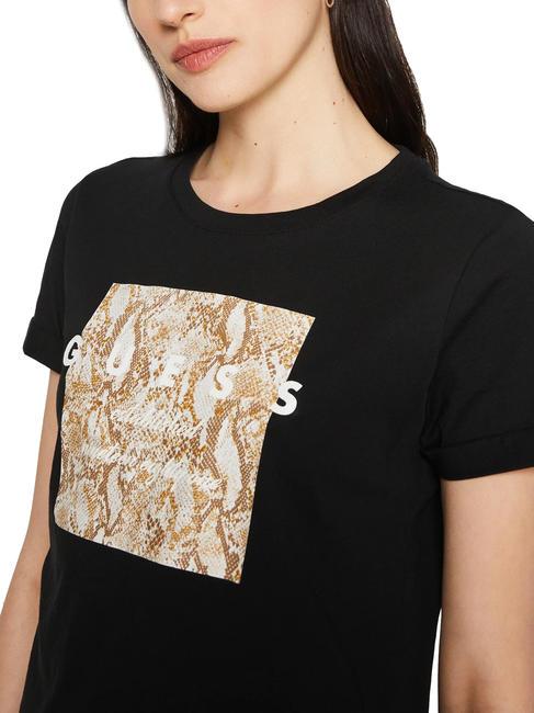 RELAXED T.shirt cropped con anello jetbla - T-shirt e Top Donna