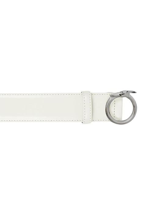 GREYHOUND  Cintura in pelle Made in Italy off-white - Cinture
