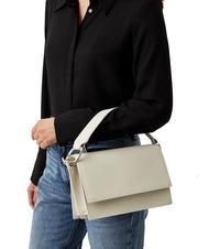 TRUSSARDI OBELIA Borsa a mano, con tracolla off-white - Borse Donna - 6