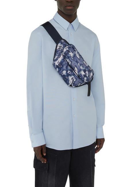 EVIN Marsupio in nylon fant.heatmap blue - Marsupi