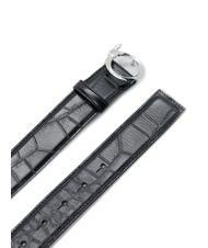 TRUSSARDI GREYHOUND  Cintura stampa cocco NERO - Cinture - 2