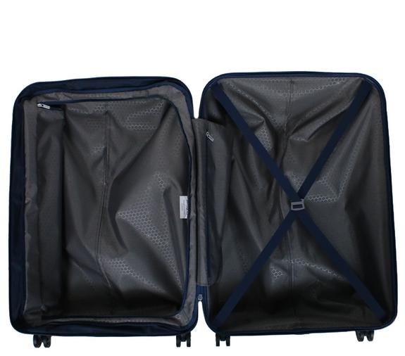 FLUX Trolley grande espandibile BLU NAVY - Trolley Rigidi