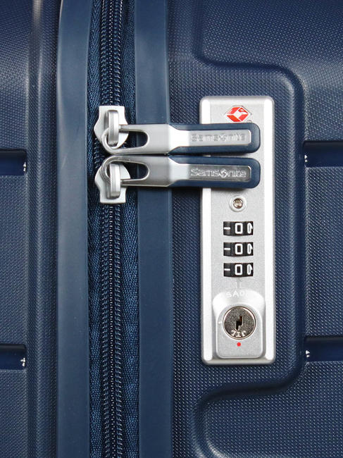 FLUX Trolley grande espandibile BLU NAVY - Trolley Rigidi