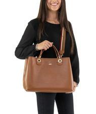 LESAC LAURA Borsa a mano, con tracolla cuoio scuro - Borse Donna - 6