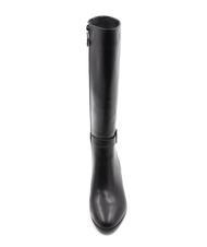 ROCCOBAROCCO RB LOGO ROUND Stivali alti con tacco nero - Scarpe Donna - 3