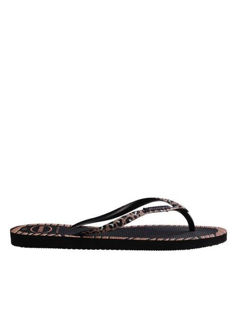 SLIM ANIMALS Infradito NERO - Scarpe Donna