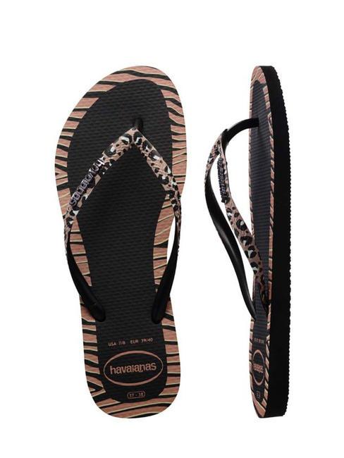SLIM ANIMALS Infradito NERO - Scarpe Donna