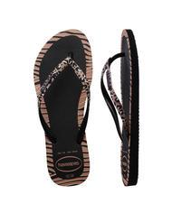 HAVAIANAS SLIM ANIMALS Infradito NERO - Scarpe Donna - 5