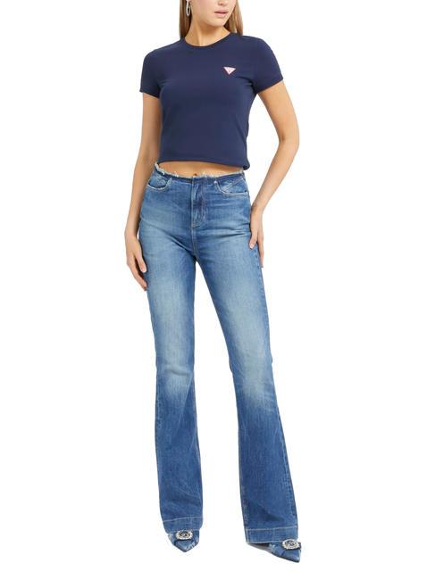 MINI TRIANGLE T-shirt slim fit blackened blue - T-shirt e Top Donna