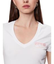 GUESS MINI LOGO T-shirt logo 1984 purwhite - T-shirt e Top Donna - 3