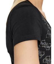 GUESS ALLOVER T-shirt con logo all over jetbla - T-shirt e Top Donna - 3