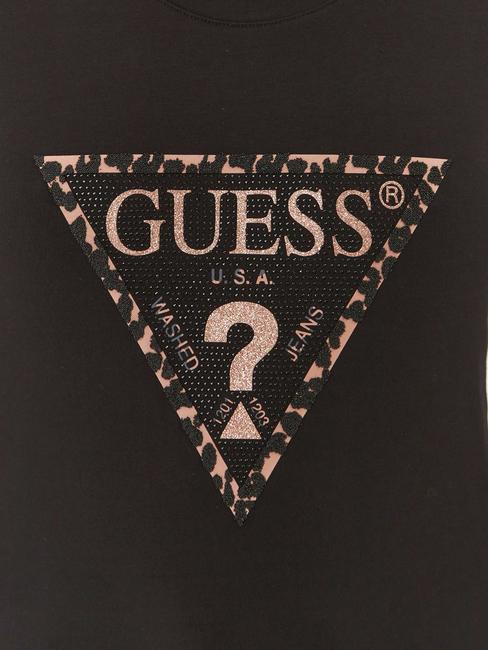 LEO TRIANGLE T-shirt stretch logo triangolo jetbla - T-shirt e Top Donna