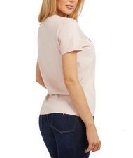 GUESS RELAXED T.shirt cropped con anello dolly pink - T-shirt e Top Donna - 2