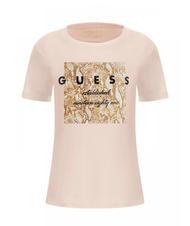 GUESS RELAXED T.shirt cropped con anello dolly pink - T-shirt e Top Donna - 3