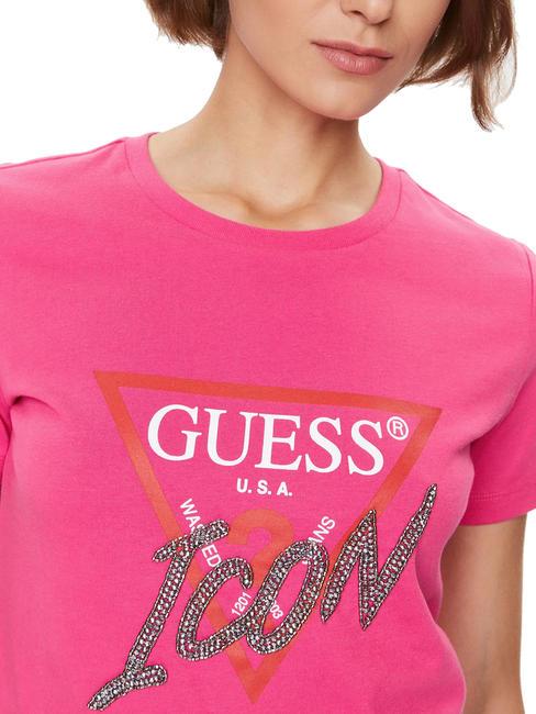 ICON T-shirt logo perline pink punch - T-shirt e Top Donna