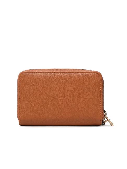MERIDIAN Portafoglio Zip Around COGNAC - Portafogli Donna