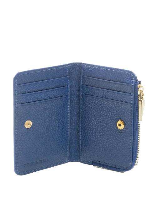 METALLIC SOFT Portafoglio Donna Medio Curacao Blue - Portafogli Donna