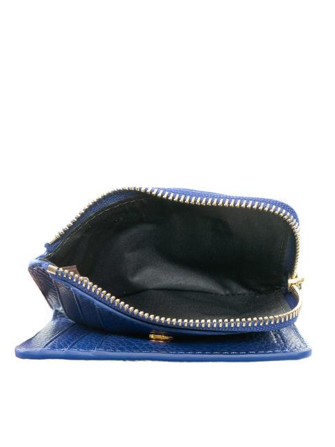 METALLIC SOFT Portafoglio Donna Medio Curacao Blue - Portafogli Donna