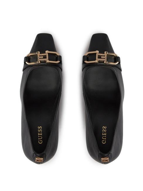 ELOUISA D&eacute;collet&eacute; in pelle con applicazione nero1 - Scarpe Donna