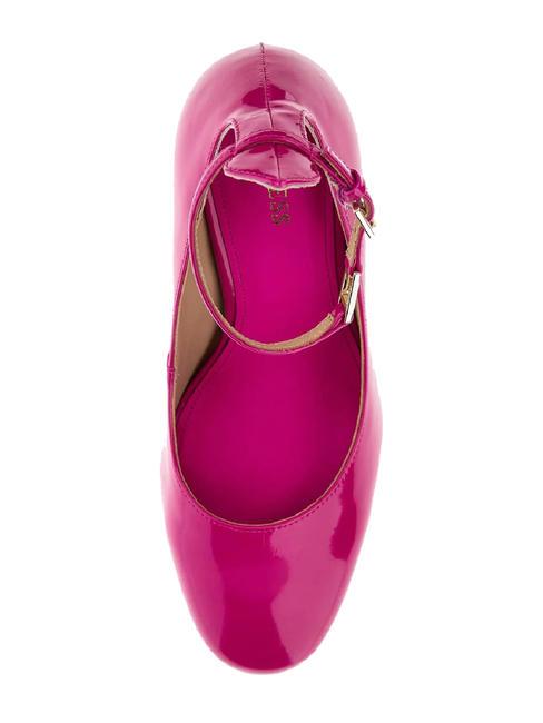TEMIS Décolleté vernice con cinturino fuxia - Scarpe Donna
