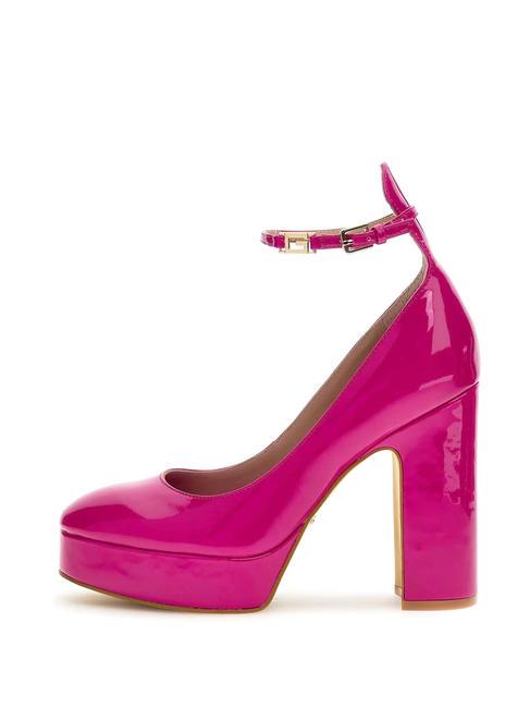 TEMIS Décolleté vernice con cinturino fuxia - Scarpe Donna