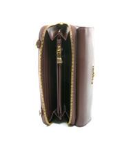 POLLINI GRAINED Portafoglio pochette tracolla Bordeaux - Portafogli Donna - 5