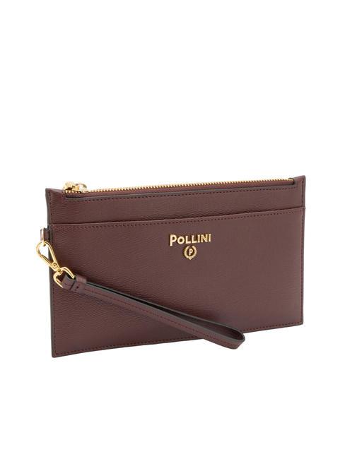 GRAINED Pochette con polsierina Bordeaux - Borse Donna