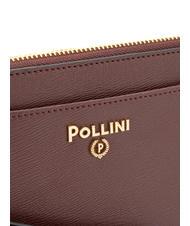 POLLINI GRAINED Pochette con polsierina Bordeaux - Borse Donna - 3
