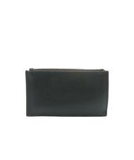 POLLINI GRAINED Porta carte piatto con zip Nero - Portafogli Donna - 3