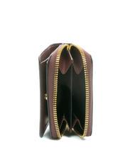 POLLINI GRAINED Portafoglio piccolo zip around Bordeaux - Portafogli Donna - 4