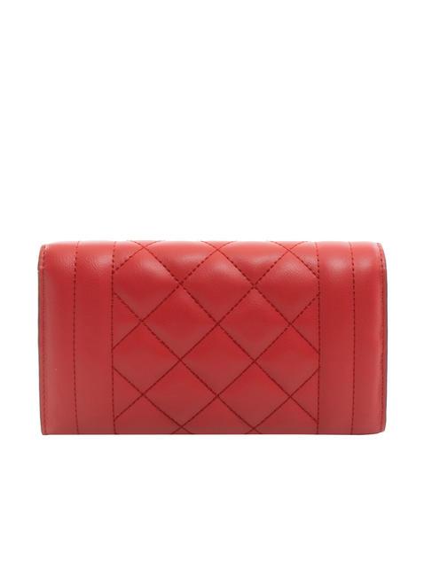 CHECK AND LINES Pochette con tracolla catena ROSSO - Borse Donna