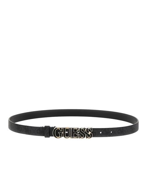VIKKY LOGO Cintura sottile coal - Cinture