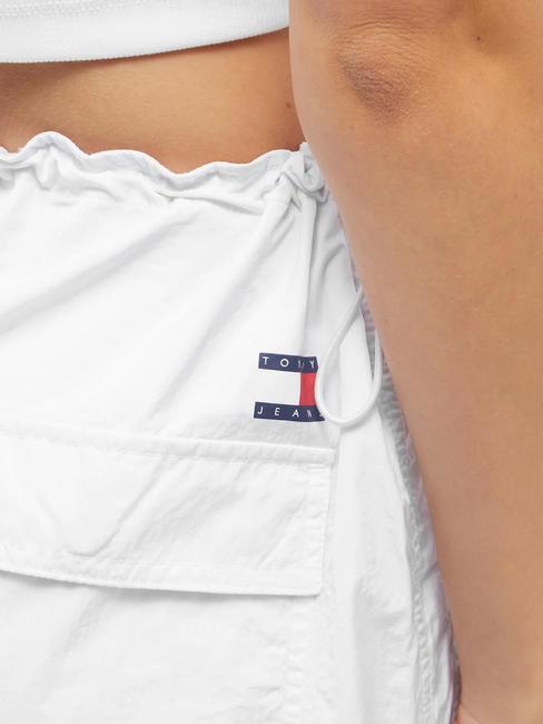 TOMMY JEANS Parachute Wind  Pantaloni leggeri white - Pantaloni Donna