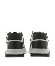 TOMMY HILFIGER TOMMY JEANS Leather Cupsole Sneakers in pelle pewter green/ ecru - Scarpe Uomo - 4