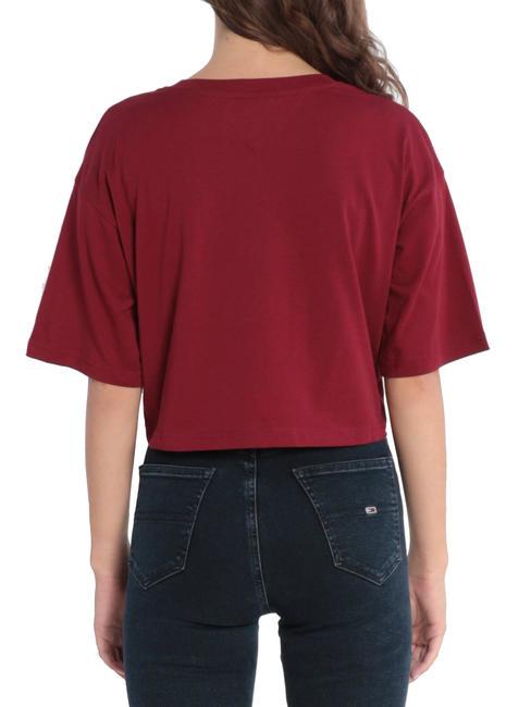 TOMMY JEANS New Varsity T-Shirt in cotone rouge - T-shirt e Top Donna