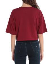 TOMMY HILFIGER TOMMY JEANS New Varsity T-Shirt in cotone rouge - T-shirt e Top Donna - 2