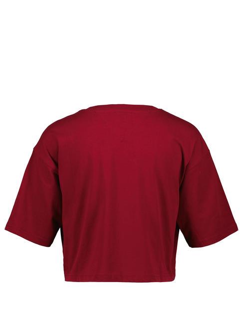 TOMMY JEANS New Varsity T-Shirt in cotone rouge - T-shirt e Top Donna