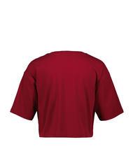 TOMMY HILFIGER TOMMY JEANS New Varsity T-Shirt in cotone rouge - T-shirt e Top Donna - 4